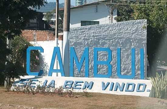 ENTRADA DA CIDADE DE CAMBU-MG-FOTO:SALLES - CAMBU - MG