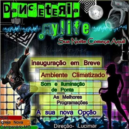 INAUGURAAO DA DANCETERIA , POR MARIA OLIVIA MELOCAMPOS - CAMPANRIO - MG