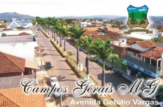 AVENIDA:GETULIO VARGAS, POR DIEGO CARLOS  - CAMPOS GERAIS - MG