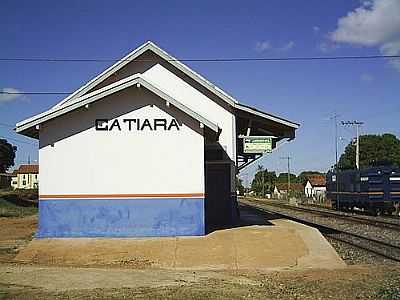 ESTAO FERROVIRIA-FOTO:LUKAS GONALVES. - CATIARA - MG