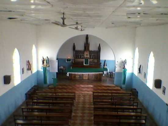 PARTE INTERNA DE NOSSA IGREJA, POR OTACILIO RIOS  - CEDRO DO ABAET - MG