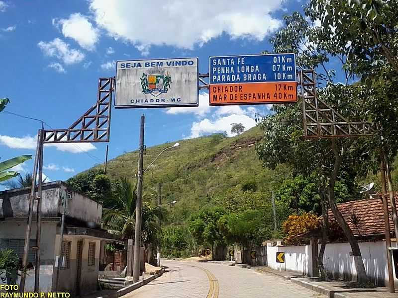 CHIADOR-MG-PRTICO DE ENTRADA DA CIDADE-FOTO:RAYMUNDO P NETTO - CHIADOR - MG