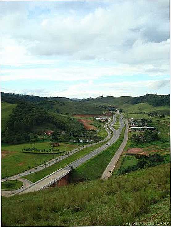 RODOVIA BR-120 NA ENTRADA DE COIMBRA-MG-FOTO:ALMERINDO LANA - COIMBRA - MG