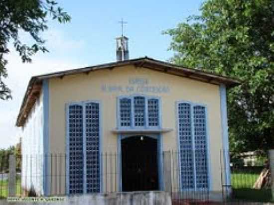 IGREJA DE N.SRA.DA CONCEIO EM FERREIRA GOMES-FOTO:VICENTE A. QUEIROZ - FERREIRA GOMES - AP