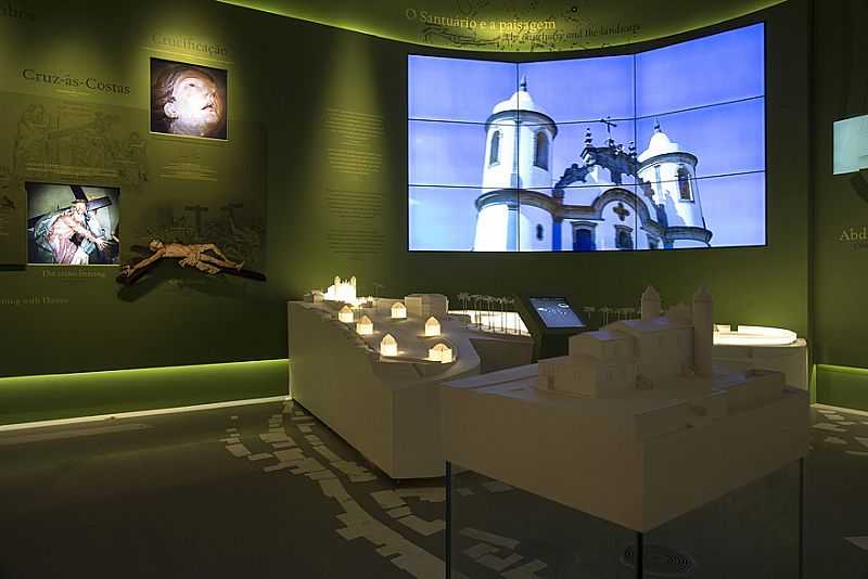 CONGONHAS-MG-SALA DE PROJEO DO MUSEU DE CONGONHAS-FOTO:PORTAL BRASIL - CONGONHAS - MG