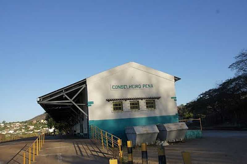 CONSELHEIRO PENA-MG-ESTAO FERROVIRIA-FOTO:WWW.CIDADE-BRASIL.COM.BR - CONSELHEIRO PENA - MG