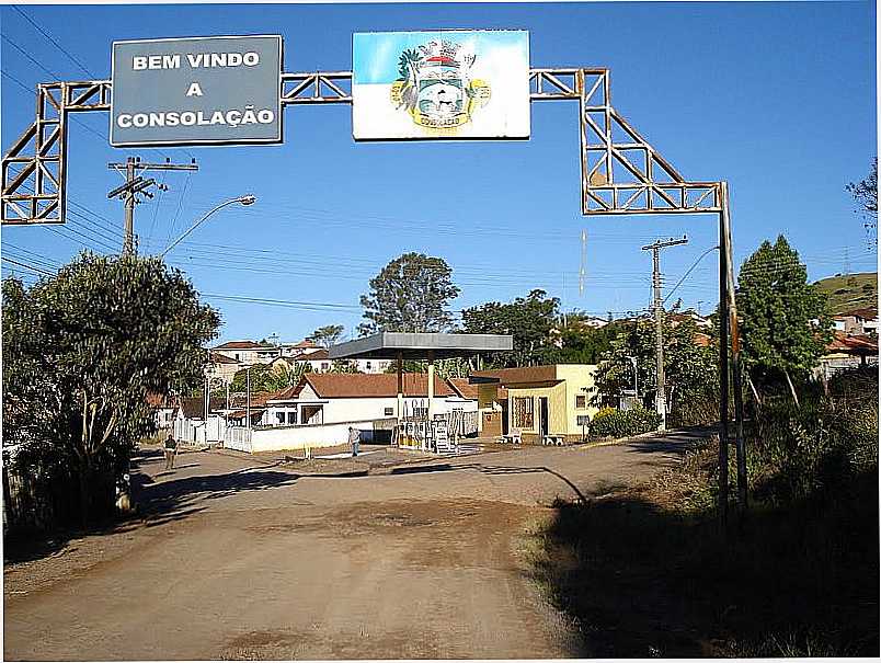 CONSOLAO-MG-RUA EDUARDO F.SIMES ENTRADA DA CIDADE-FOTO:J.AUGUSTO - CONSOLAO - MG