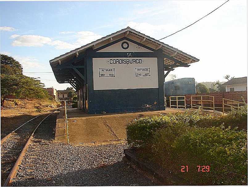 CORDISBURGO-MG-ESTAO FERROVIRIA-FOTO:PAULO NORONHA - CORDISBURGO - MG