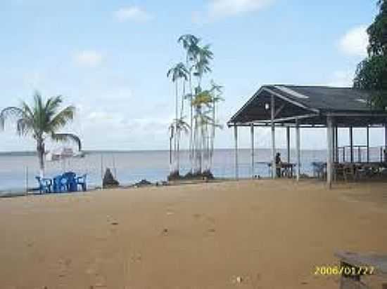 PRAIA EM ILHA DE SANTANA-AP-FOTO:EART.ESP. - ILHA DE SANTANA - AP