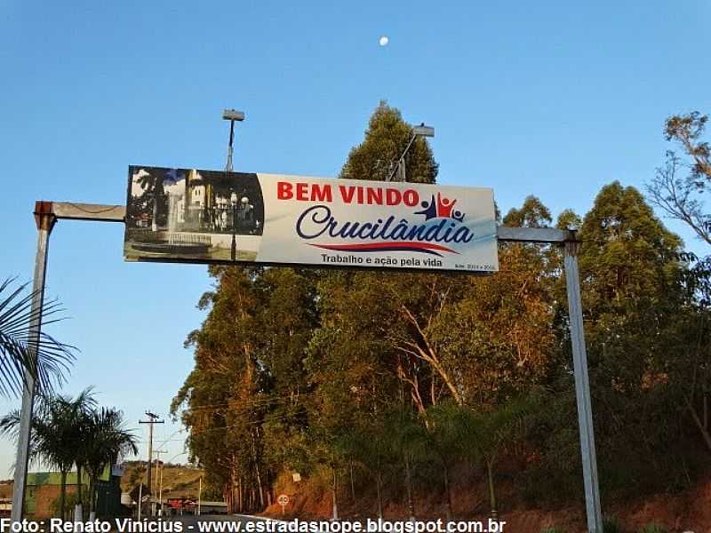 CRUCILNDIA-MG-ENTRADA DA CIDADE-FOTO:RENATO VINICIUS - CRUCILNDIA - MG