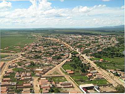 VISTA AEREA DA CIDADE, POR MARCOS - CURRAL DE DENTRO - MG