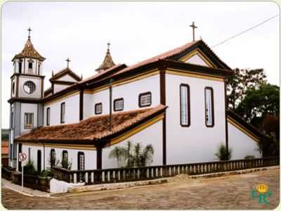 IGREJA MATRIZ VISTA POR TRS, POR NILSON GONALVES - DATAS - MG