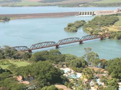 ANTIGA PONTE DE DELTA/MG, POR MARIA TEREZA - DELTA - MG