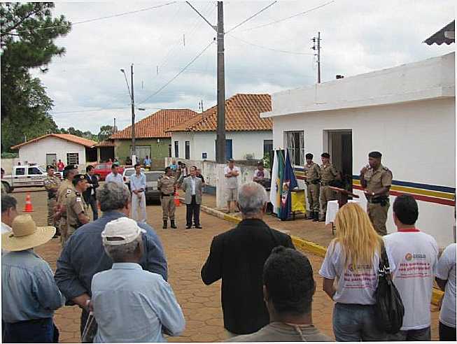 INAUGURAO DO POSTO POLICIAL, POR DOURADINHO ACONTECE - DOURADINHO - MG