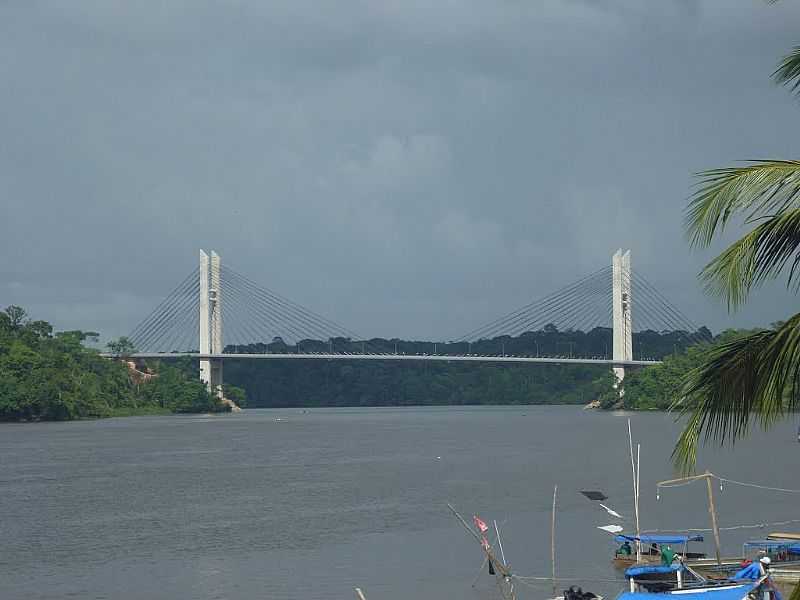 OIAPOQUE-AP-PONTE BINACIONAL BRASIL/FRANA-FOTO:ALAN KARDEC  - OIAPOQUE - AP