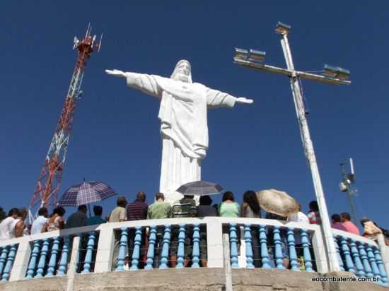 CRISTO REDENTOR EM FARIA LEMOS - MG, POR ROSANGELA MARIA SOARES OLIVEIRA SILVA - FARIA LEMOS - MG