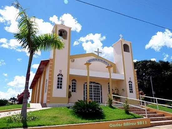 IGREJA DO SENHOR  BOM JESUS-FOTO:CARLOS AALVES  - GARAPUAVA - MG