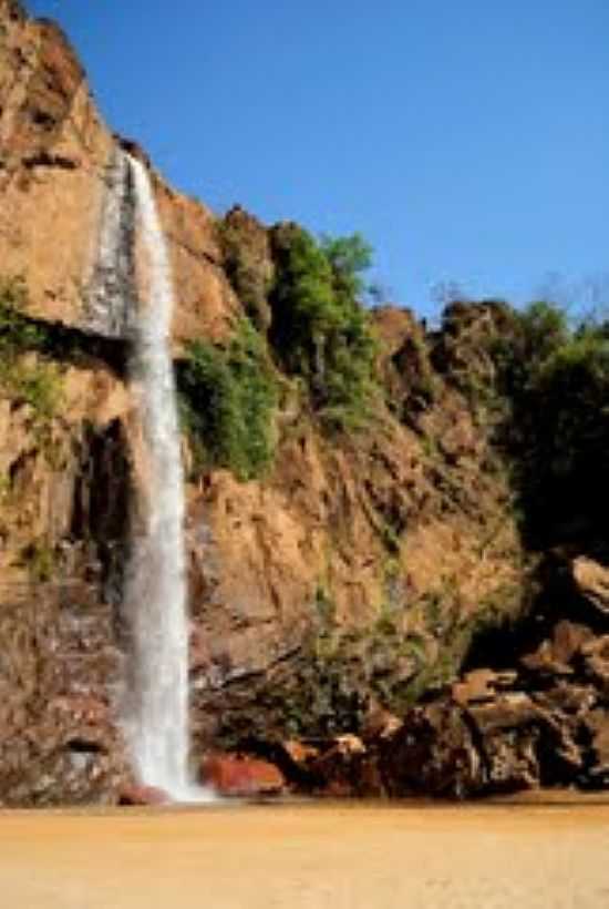 CACHOEIRA EM GOUVEIA-FOTO:LEANDRO DURES - GOUVEIA - MG