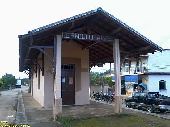 HERMILO ALVES-MG-ANTIGA ESTAO FERROVIRIA-FOTO:RAYMUNDO P NETTO - HERMILO ALVES - MG