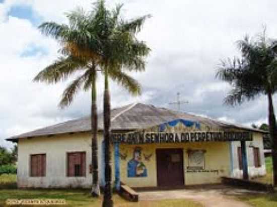 IGREJA DE N.SRA.DO PERPTUO SOCORRO EM TARTARUGALZINHO-FOTO:VICENTE A. QUEIROZ - TARTARUGALZINHO - AP