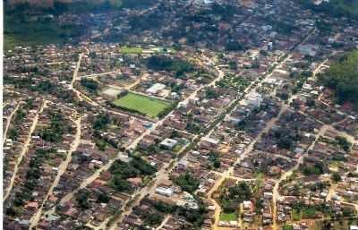 VISTA AEREA COM DESTAQUE ESTADIO MUNICIPAL, POR RICARDO CORREA - IPANEMA - MG