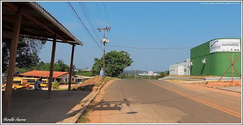 VITRIA DO JAR-AP-AVENIDA PEDRO LADISLAU DA SILVEIRA-FOTO:HERALDO AMORAS - VITRIA DO JARI - AP