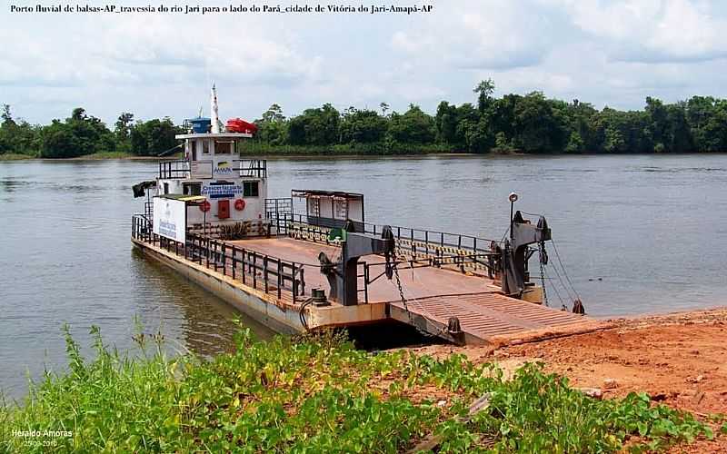 VITRIA DO JAR-AP-PORTO DE BALSAS-FOTO:HERALDO AMORAS - VITRIA DO JARI - AP