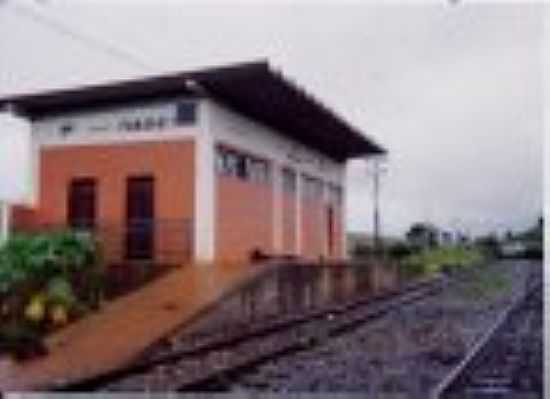 ESTAO FERROVIRIA EM 1993-FOTO:EDERNILTO - ITAMARATI - MG