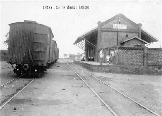 ESTAO DO TREM QUANDO ITAMOGI SE CHAMAVA ARARI, POR LUCAS - ITAMOGI - MG