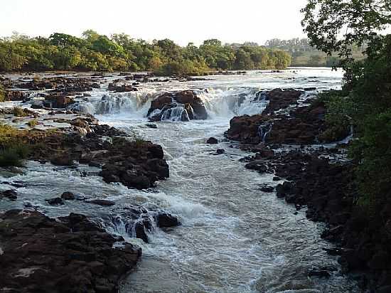 CACHOEIRA DO SALTO NO RIO DA PRATA EM ITUIUTABA-MG-FOTO:LEANDRO ANTHON - ITUIUTABA - MG