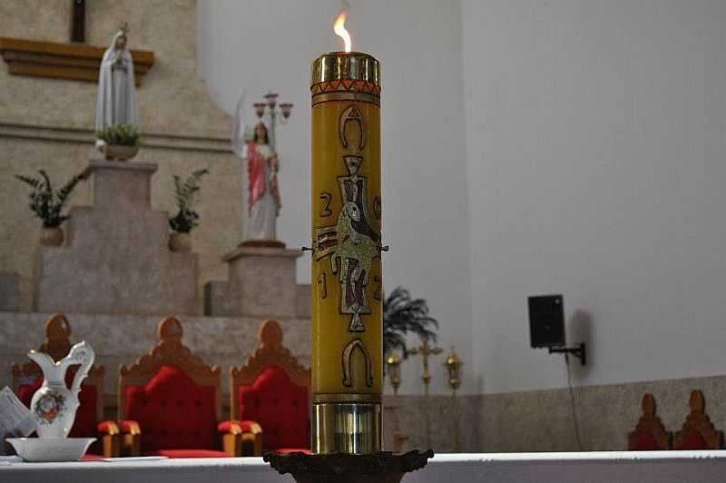 ITURAMA-MG-INTERIOR DA IGREJA DE N.SRA.DE FTIMA-FOTO:X17 - ITURAMA - MG