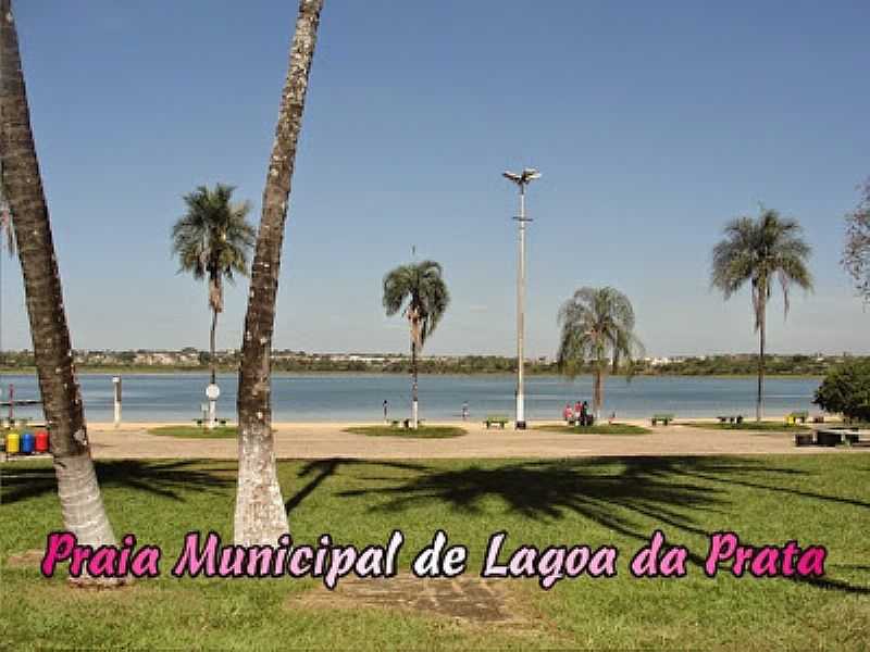 LAGOA DA PRATA-MG-PRAIA MUNICIPAL NO CENTRO DA CIDADE-FOTO:JC E OS MENSAGEIROS DO AMOR  - LAGOA DA PRATA - MG