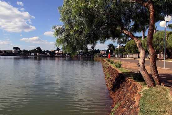 LAGOA FORMOSA-MG-VISTA DA ORLA-FOTO:MERICON FAUSTINO CAIXETA - LAGOA FORMOSA - MG