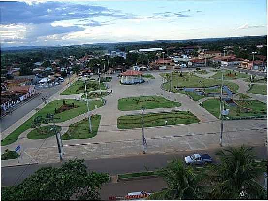 VISTA AERIA DA PRAA, POR CARLOS HENRIQUE - LAGOA GRANDE - MG