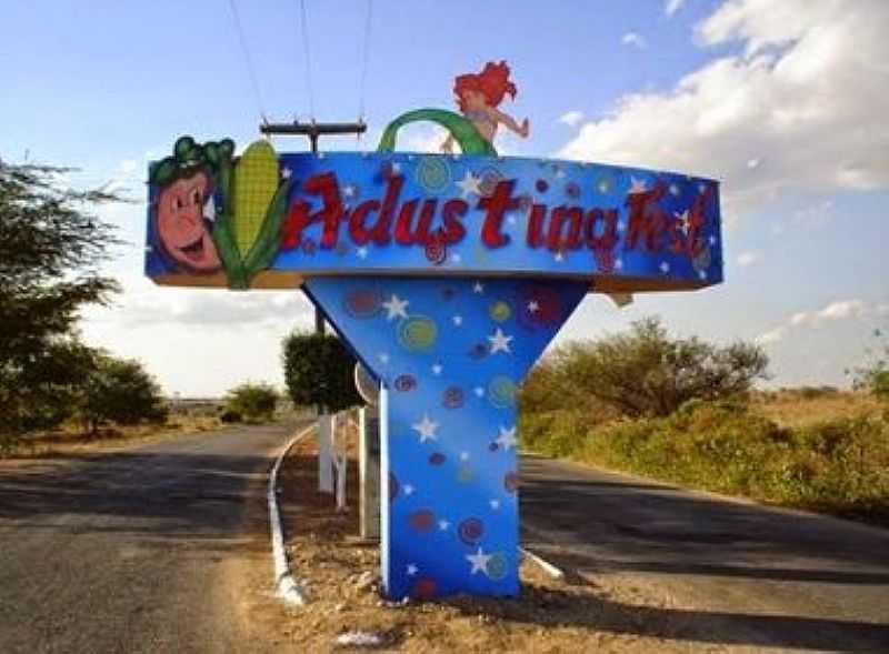 ADUSTINA-BA-PRTICO DE ENTRADA DA CIDADE-FOTO:SOFATIMA.NET - ADUSTINA - BA