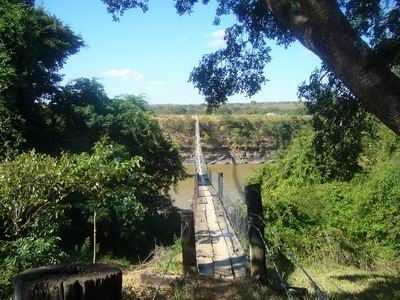 PONTE SOBRE O RIO ABAET, POR PASTOR ADILSON LOPES - LUISLNDIA DO OESTE - MG