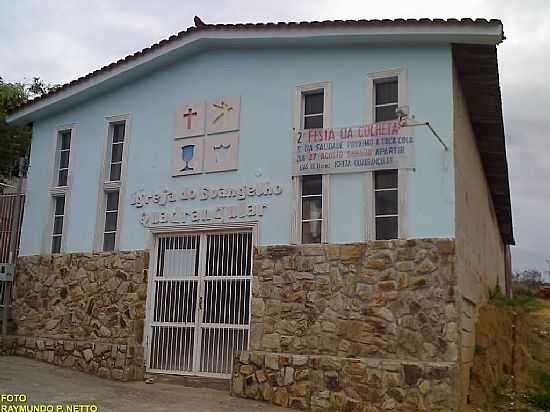 MAR DE ESPANHA-MG-IGREJA DO EVANGELHO QUADRANGULAR-FOTO:RAYMUNDO P NETTO - MAR DE ESPANHA - MG