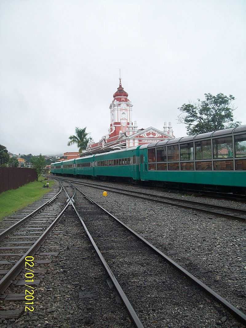 MARIANA-MG-ESTAO FERROVIRIA-FOTO:JOSUE MARINHO - MARIANA - MG