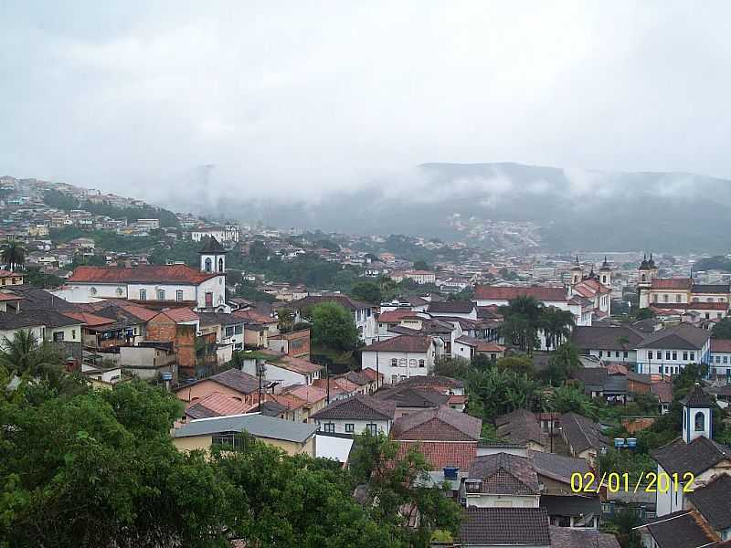 MARIANA-MG-VISTA DA CIDADE DA CIDADE-FOTO:JOSUE MARINHO - MARIANA - MG