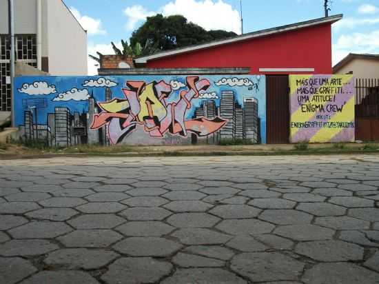 GRAFFITI BAIRRO ESTAO, POR ANDR FELIPE - MATOZINHOS - MG