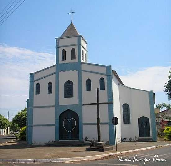 IGREJA DO ROSRIO EM MONTE ALEGRE DE MINAS-MG-FOTO:GLAUCIO HENRIQUE CHA - MONTE ALEGRE DE MINAS - MG