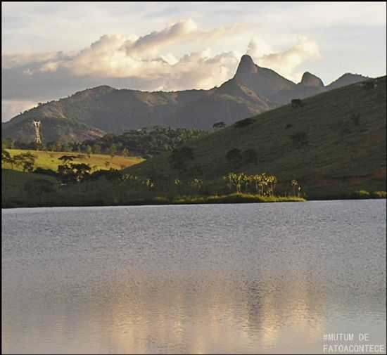 MUTUM-MG-LAGO E MONTANHAS-FOTO:MUTUM DE FATOACONTECE - MUTUM - MG