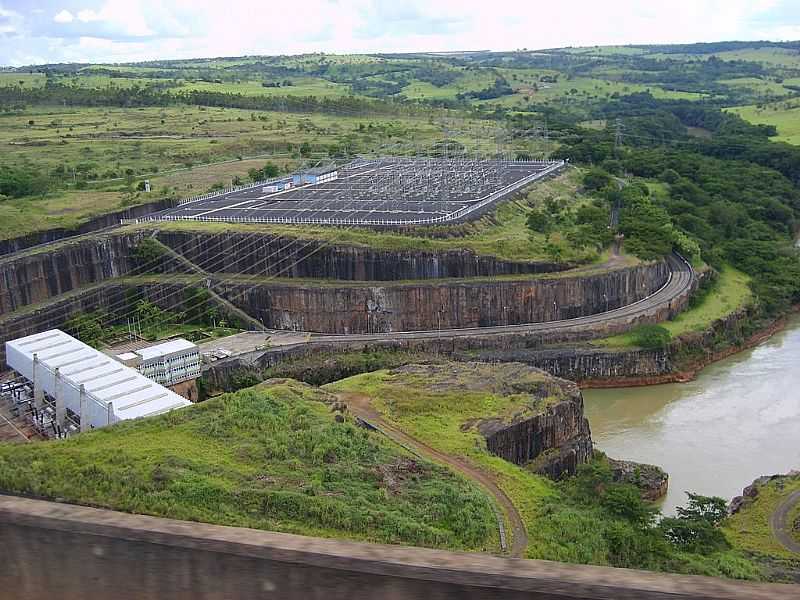 NOVA PONTE-MG-VISTA DA BARRAGEM-FOTO:FLVIA CORRA  - NOVA PONTE - MG