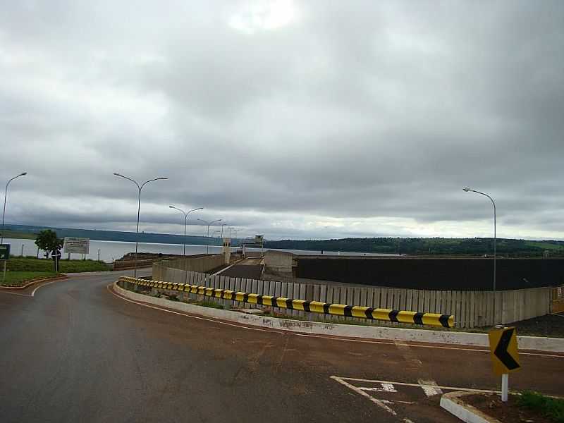 NOVA PONTE-MG-VISTA DA BARRAGEM-FOTO:JZ. - NOVA PONTE - MG