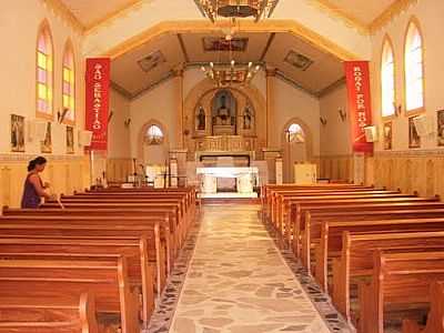 INTERIOR DA IGREJA MATRIZ-FOTO:JUAREZ  - NOVA UNIO - MG