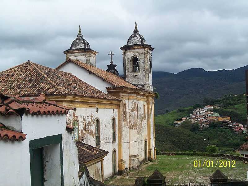 OURO PRETO-MG-IGREJA DAS MERCS E PERDES-MERCS DE BAIXO-FOTO:JOSUE MARINHO - OURO PRETO - MG