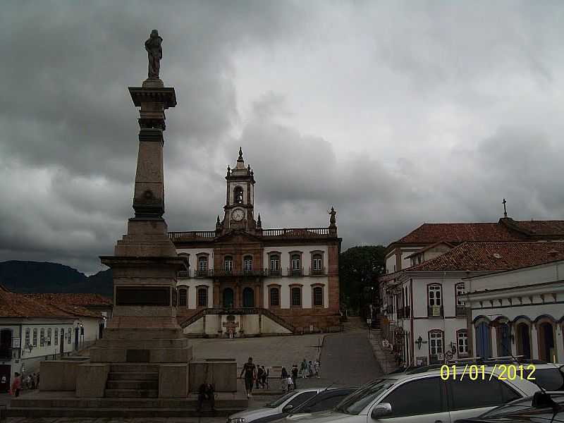 OURO PRETO-MG-PRAA DOS INCONFIDENTES-FOTO:JOSUE MARINHO - OURO PRETO - MG