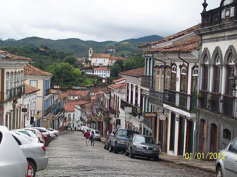 OURO PRETO-MG-RUA CONDE DE BOBADELA-RUA DO COMRCIO-FOTO:JOSUE MARINHO - OURO PRETO - MG