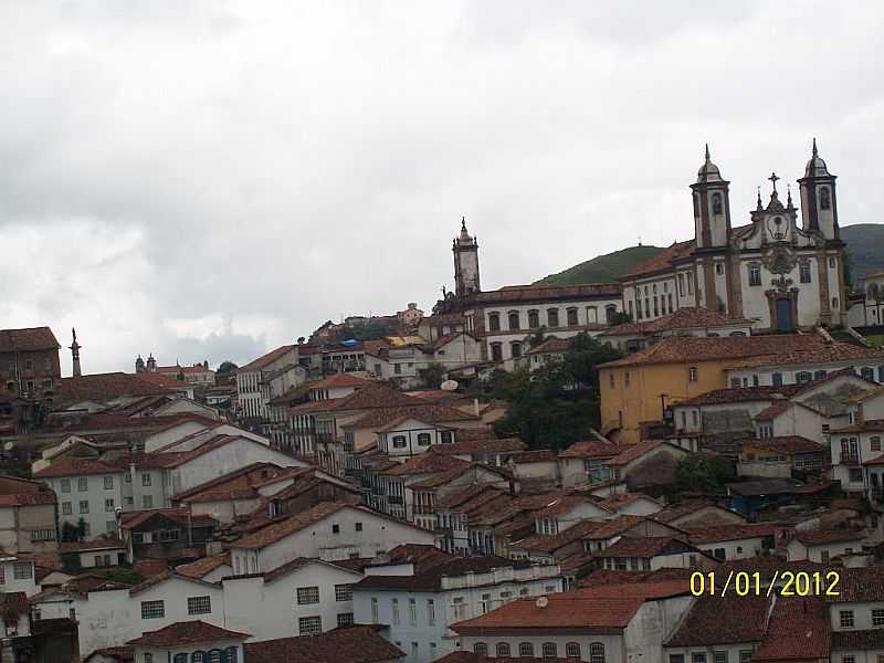 OURO PRETO-MG-VISTA PARCIAL DA CIDADE-FOTO:JOSUE MARINHO - OURO PRETO - MG