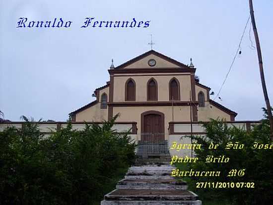 IGREJA DE SO JOS EM PADRE BRITO-FOTO:RONALDO FERNANDES OL - PADRE BRITO - MG